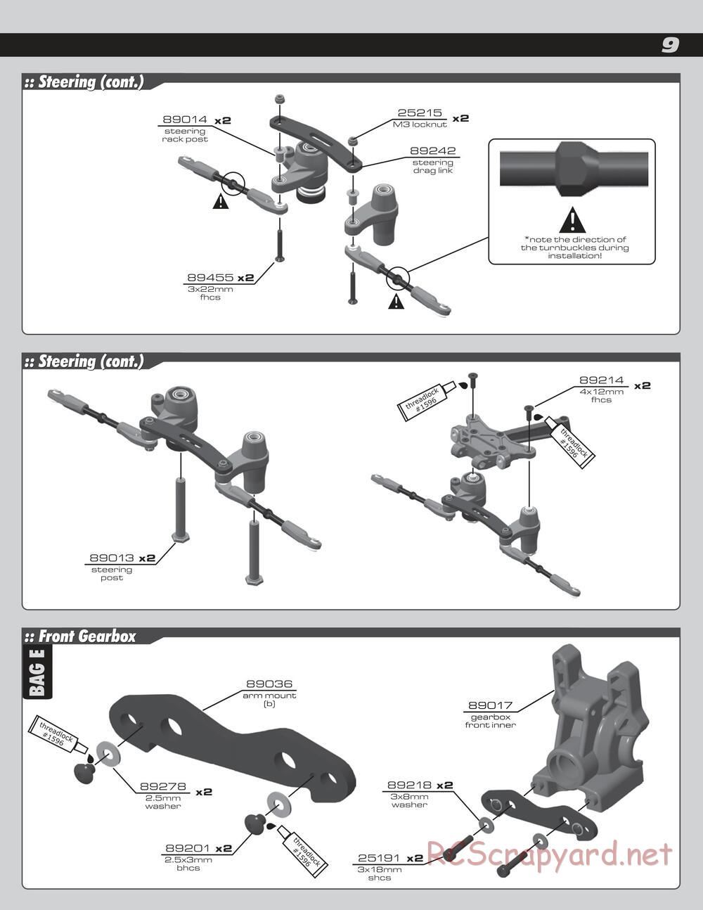 Team Associated - SC8e - Manual - Page 9