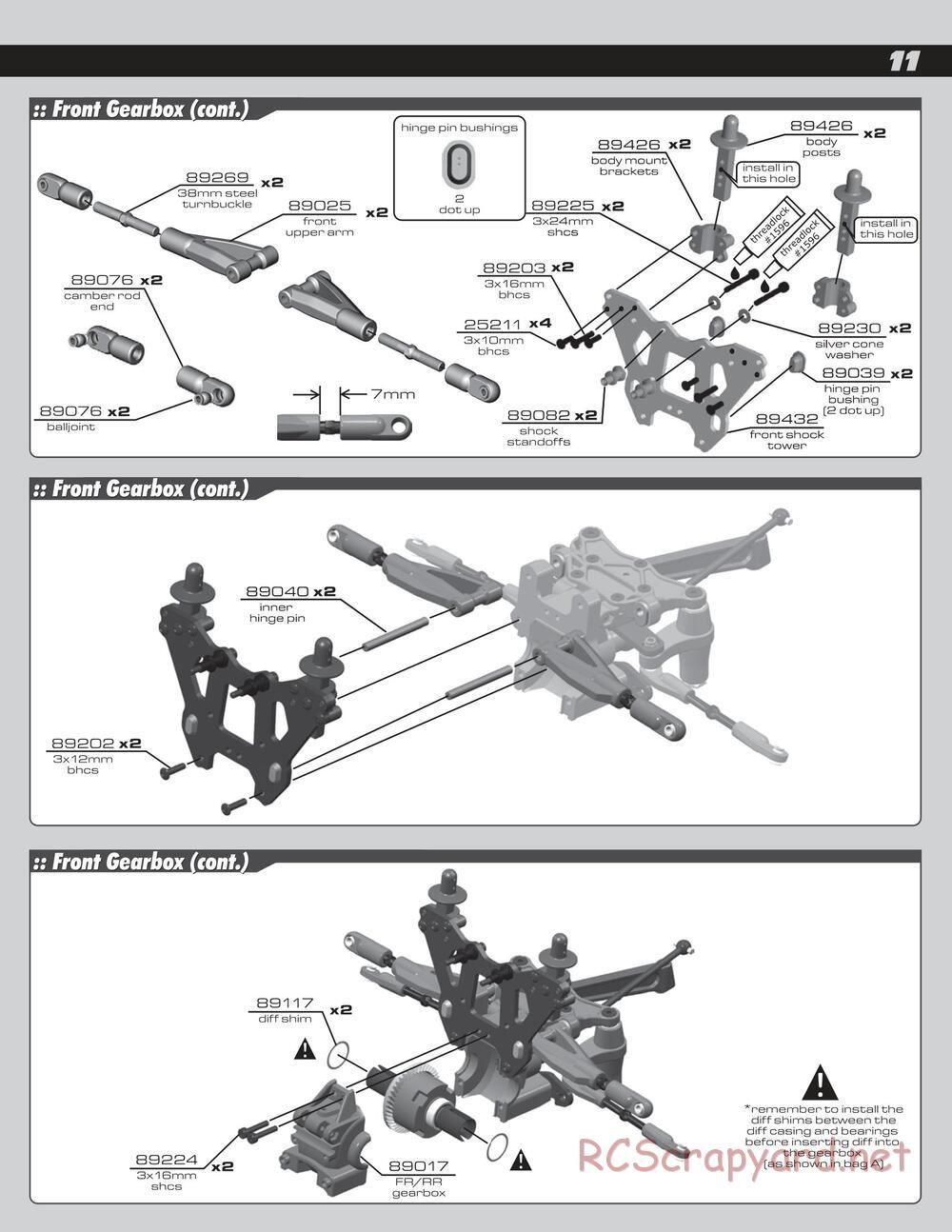 Team Associated - SC8e - Manual - Page 11