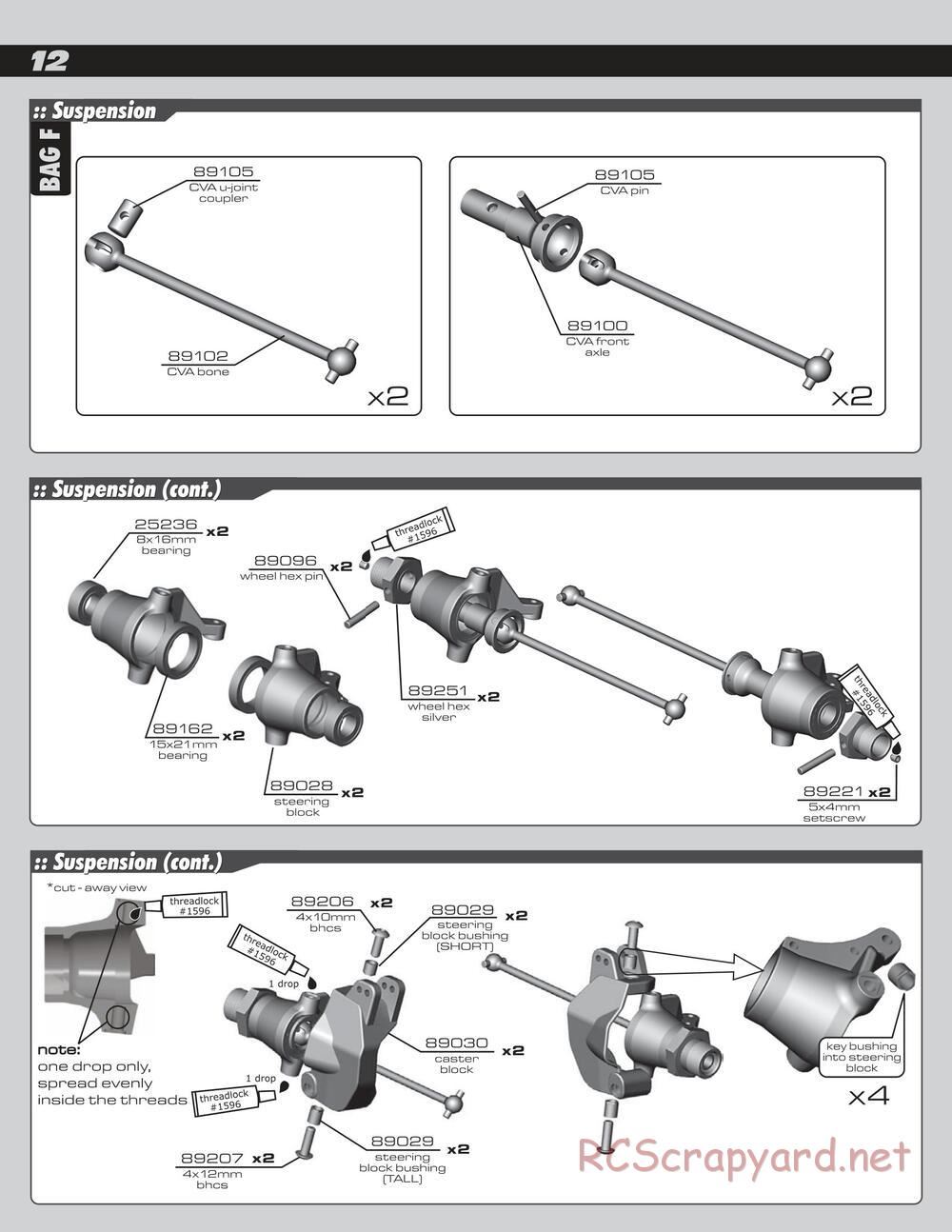 Team Associated - SC8e - Manual - Page 12