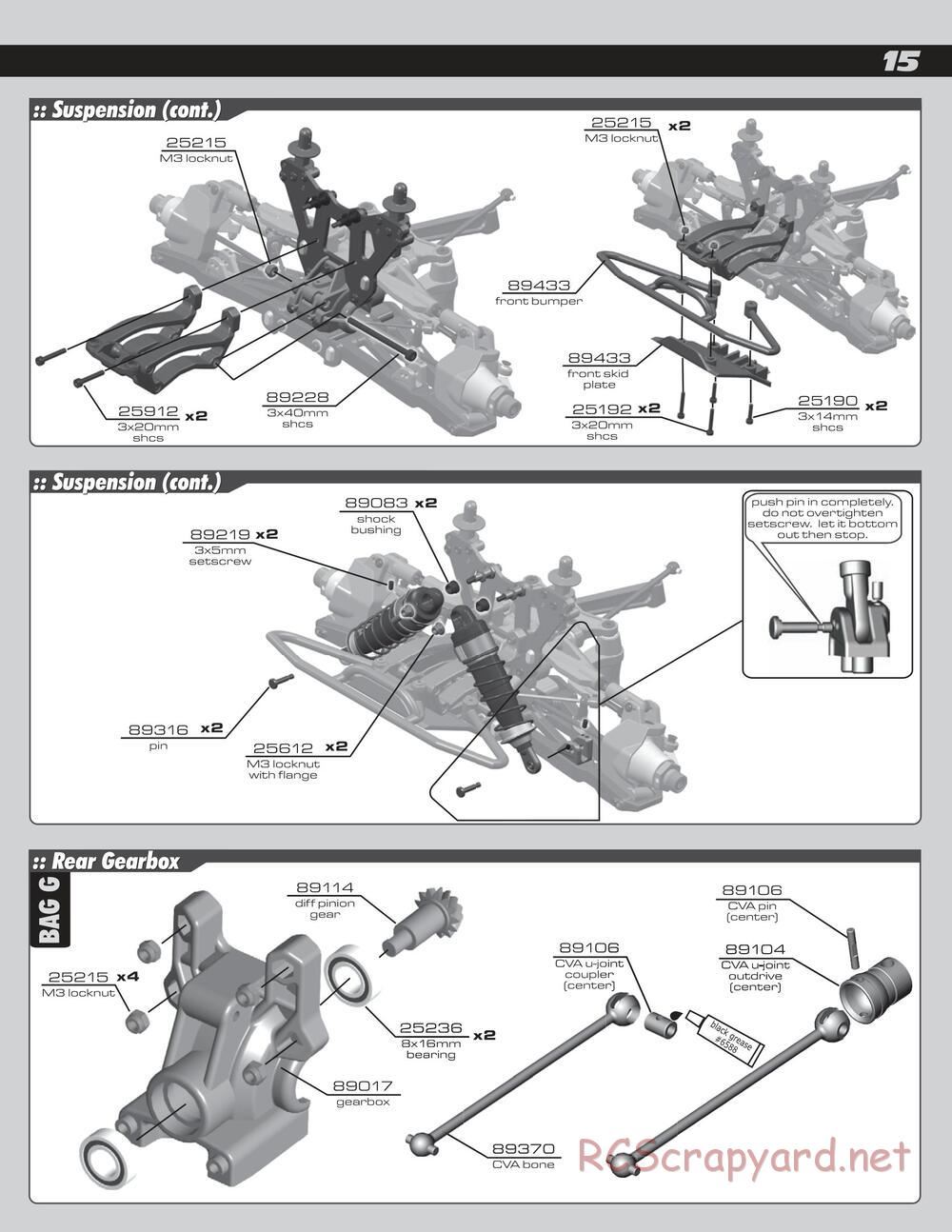 Team Associated - SC8e - Manual - Page 15