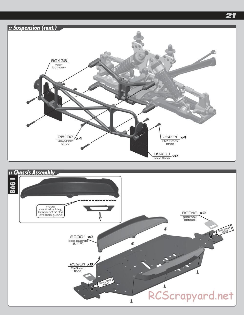 Team Associated - SC8e - Manual - Page 21