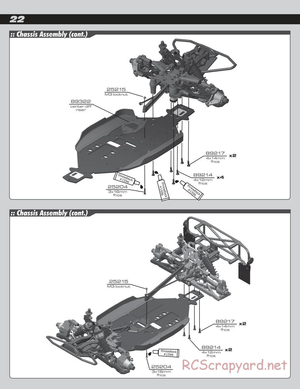 Team Associated - SC8e - Manual - Page 22