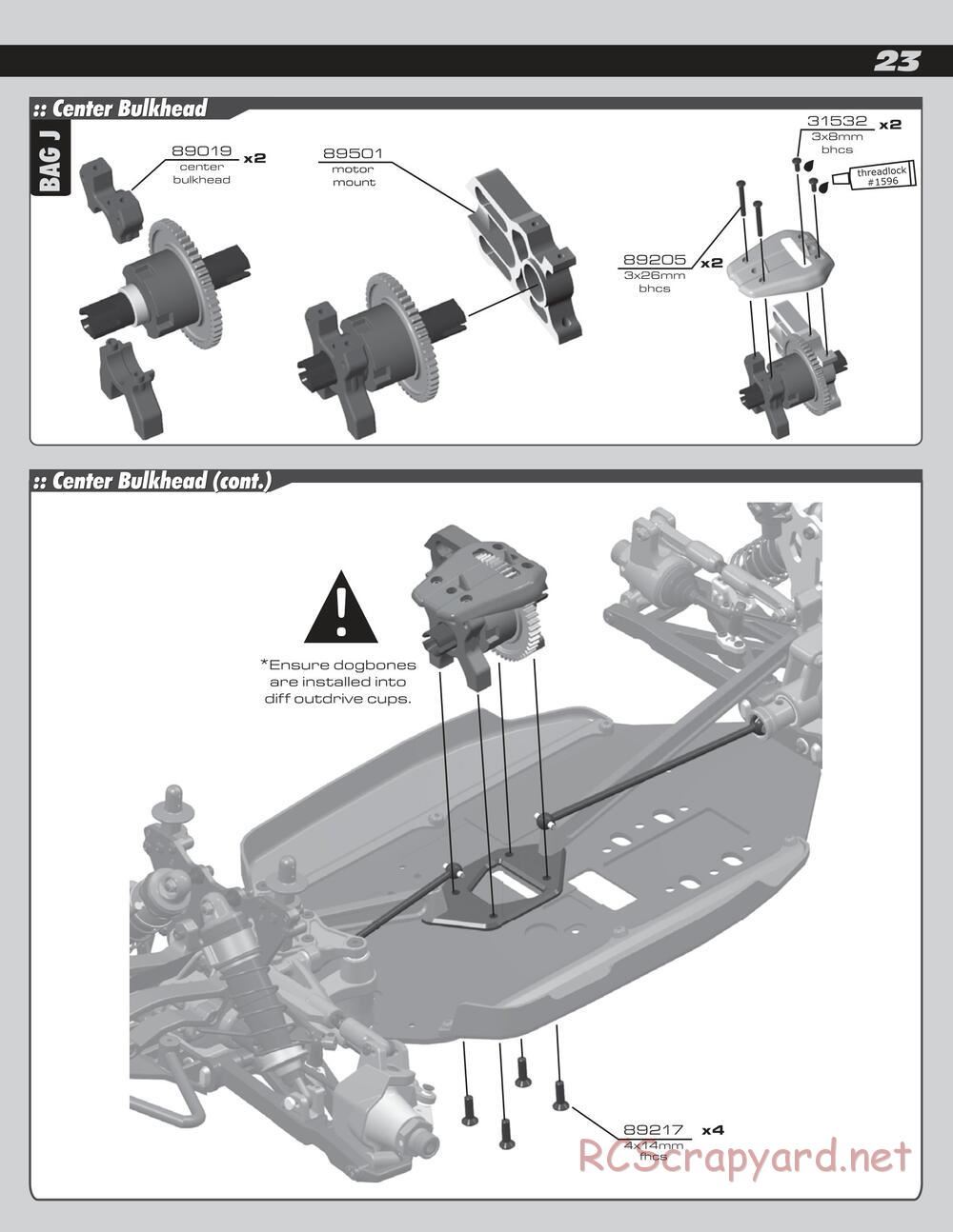 Team Associated - SC8e - Manual - Page 23