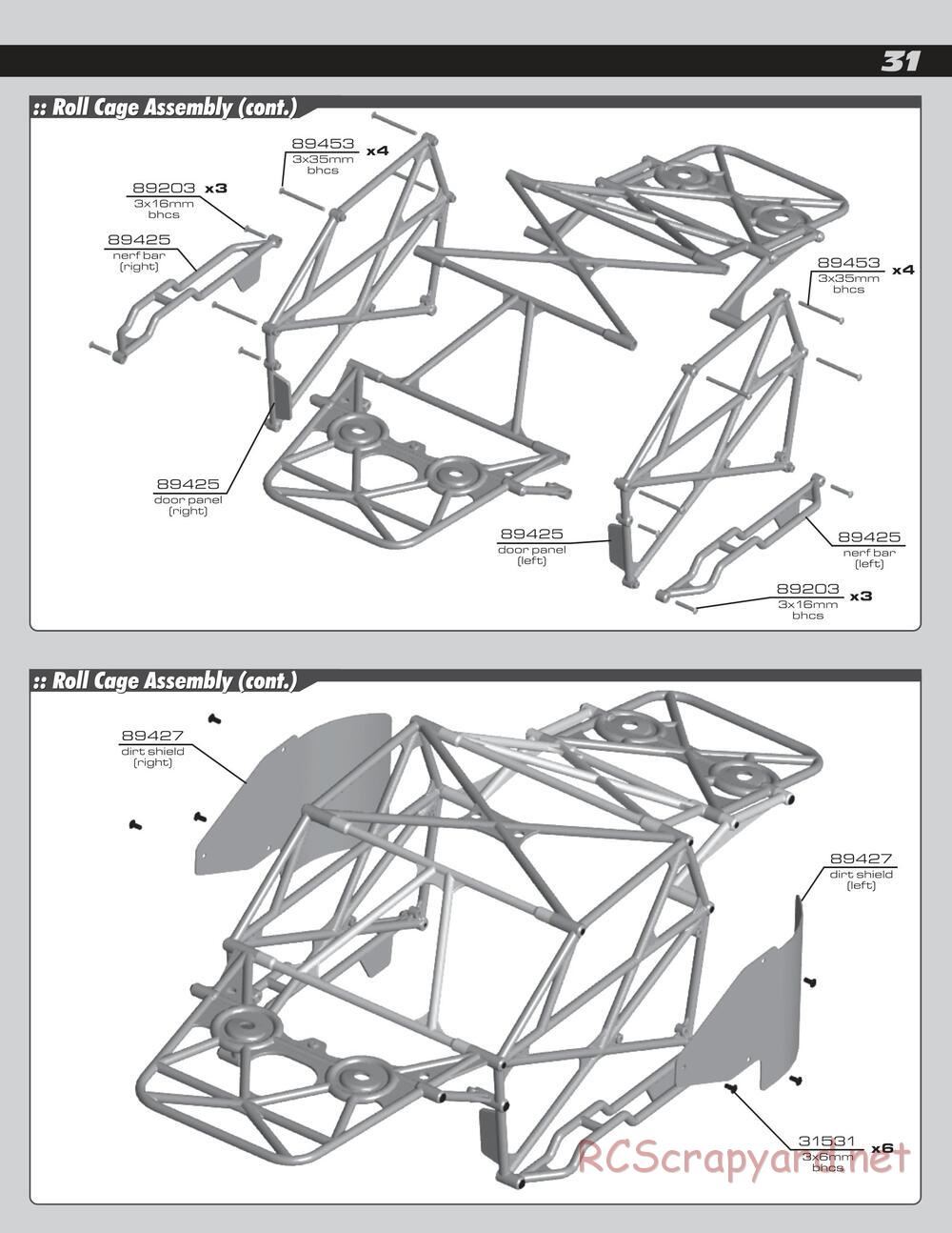 Team Associated - SC8e - Manual - Page 31