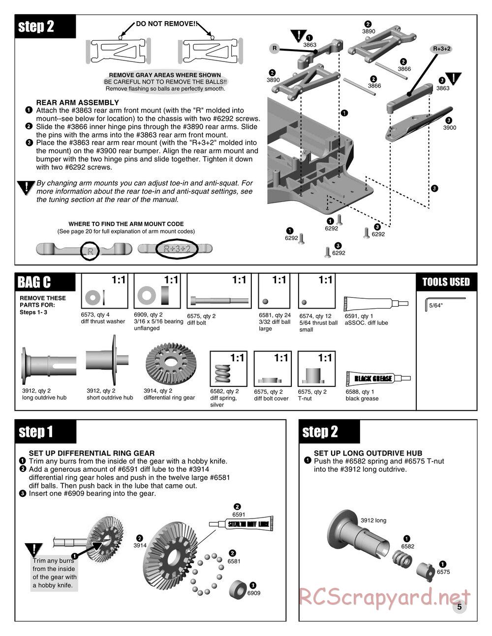 Team Associated - TC3 (1999) - Manual - Page 4