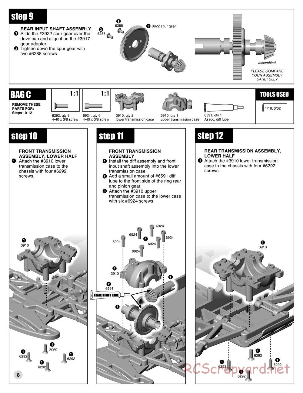 Team Associated - TC3 (1999) - Manual - Page 7