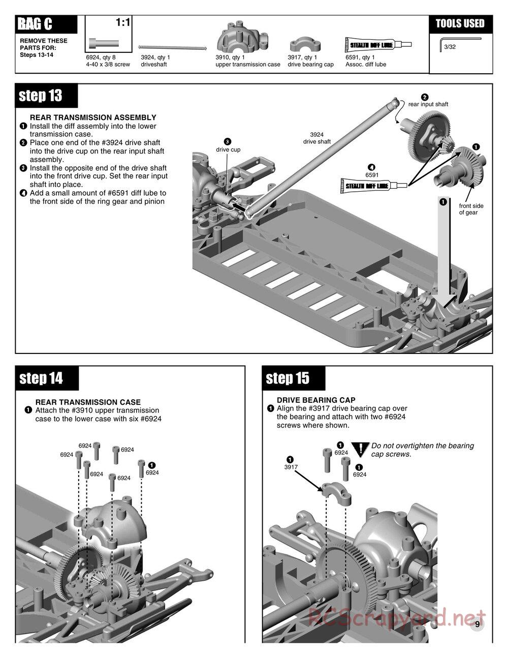 Team Associated - TC3 (1999) - Manual - Page 8