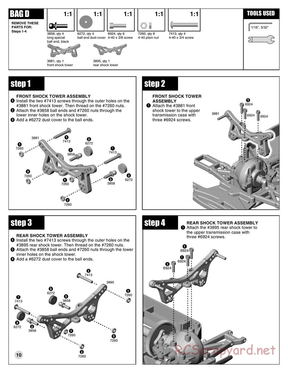 Team Associated - TC3 (1999) - Manual - Page 9