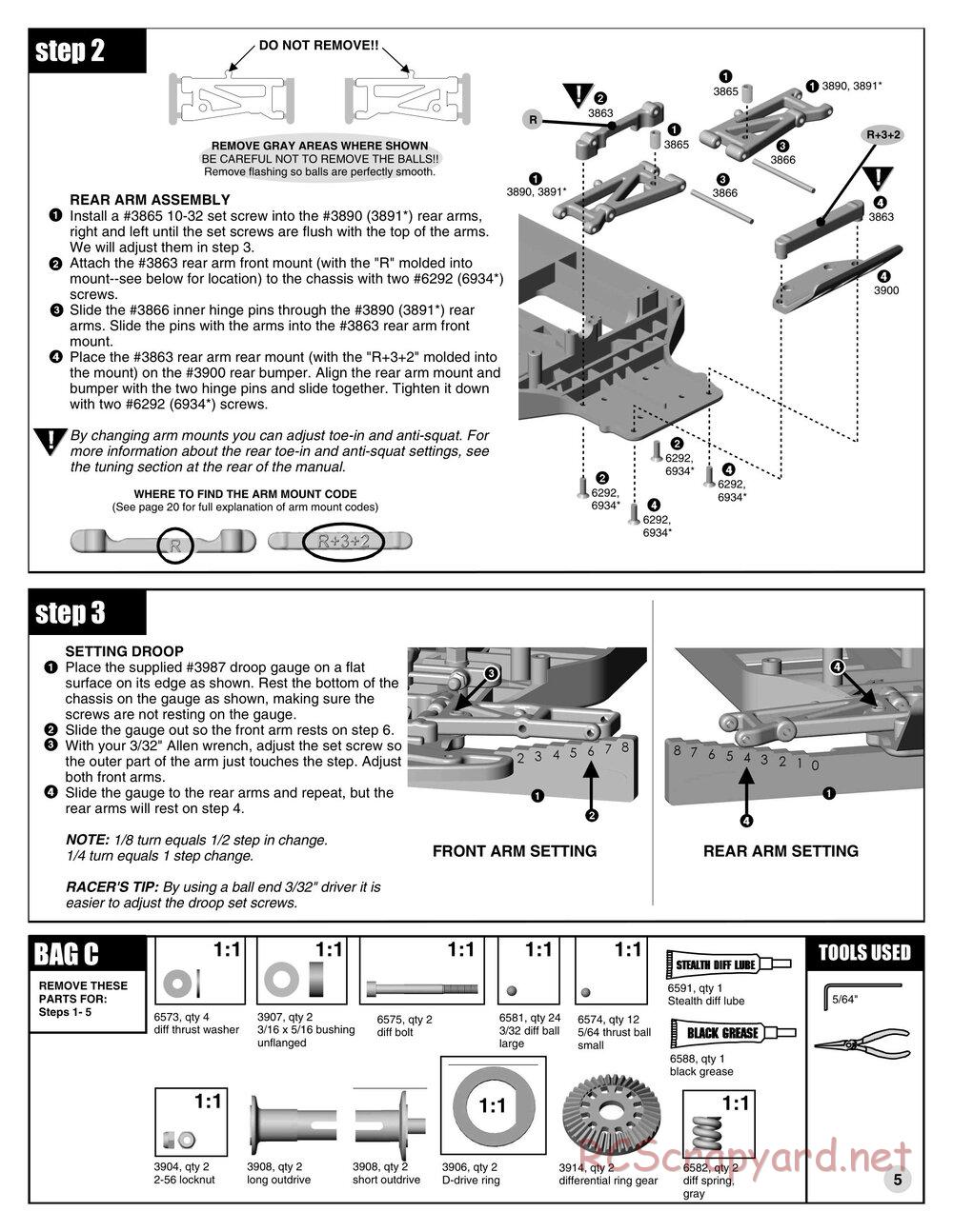Team Associated - TC3 (2000) - Manual - Page 4