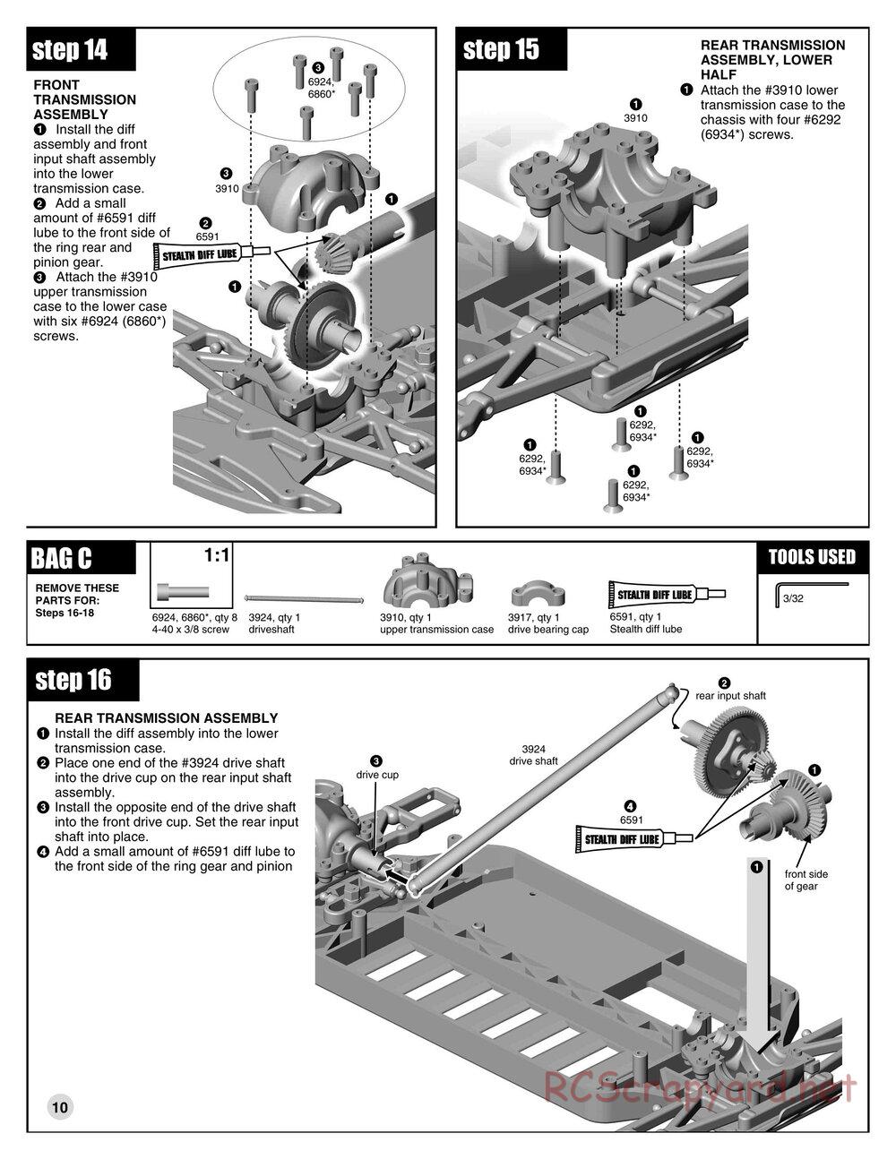 Team Associated - TC3 (2000) - Manual - Page 9