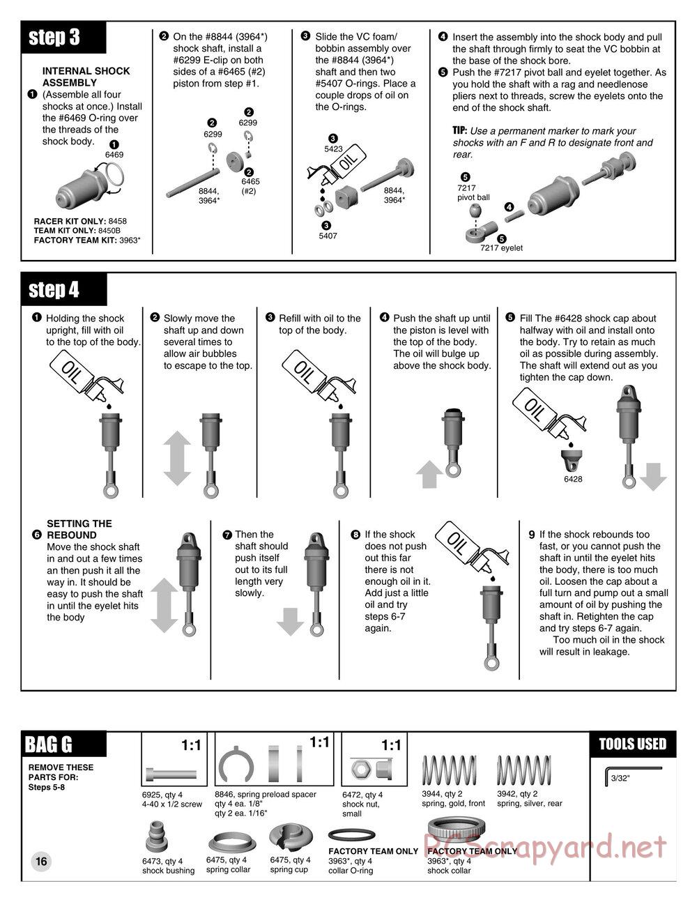 Team Associated - TC3 (2000) - Manual - Page 15