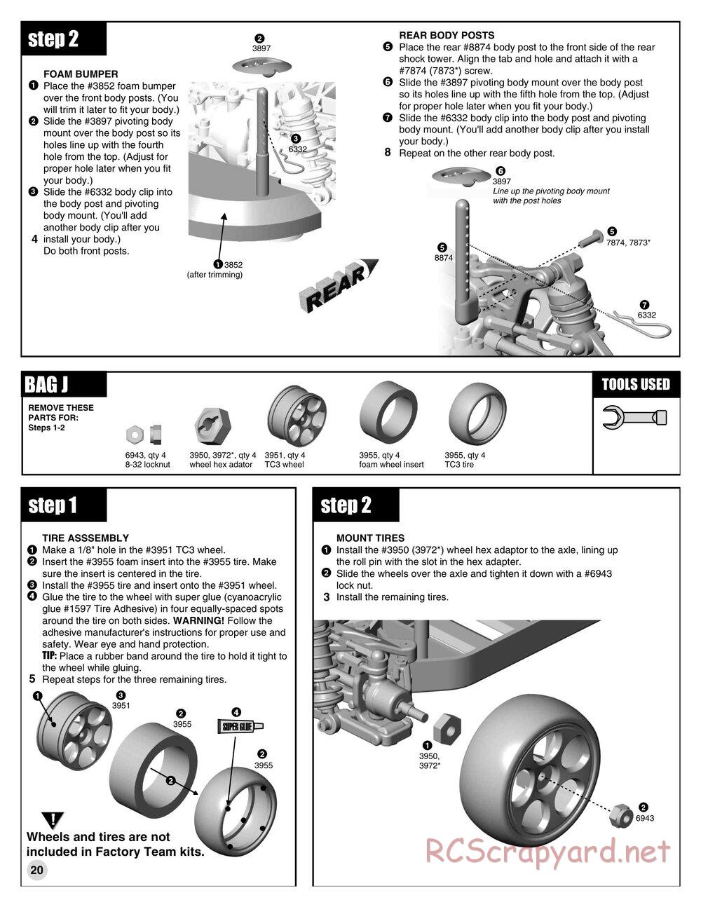 Team Associated - TC3 (2000) - Manual - Page 19