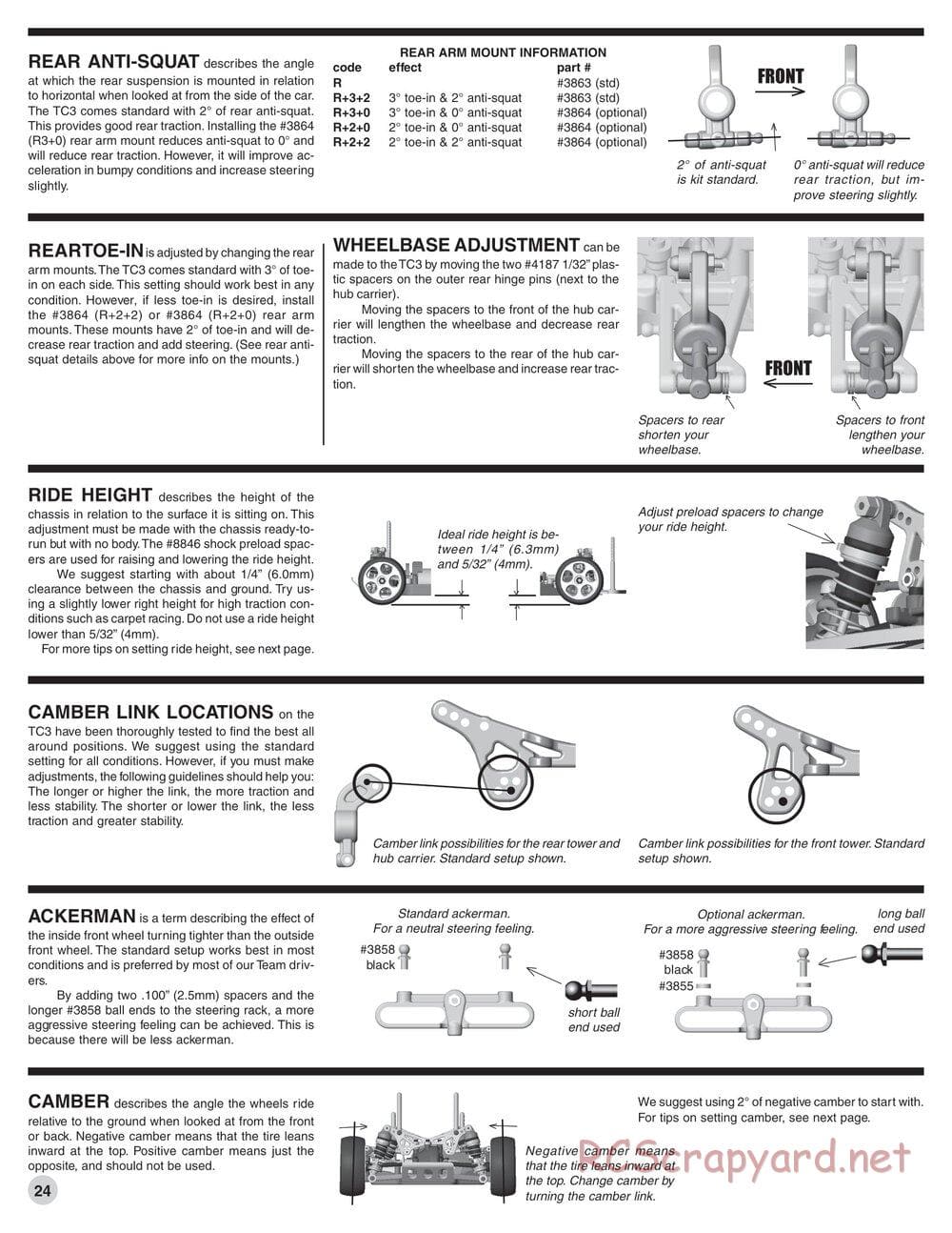 Team Associated - TC3 (2000) - Manual - Page 23