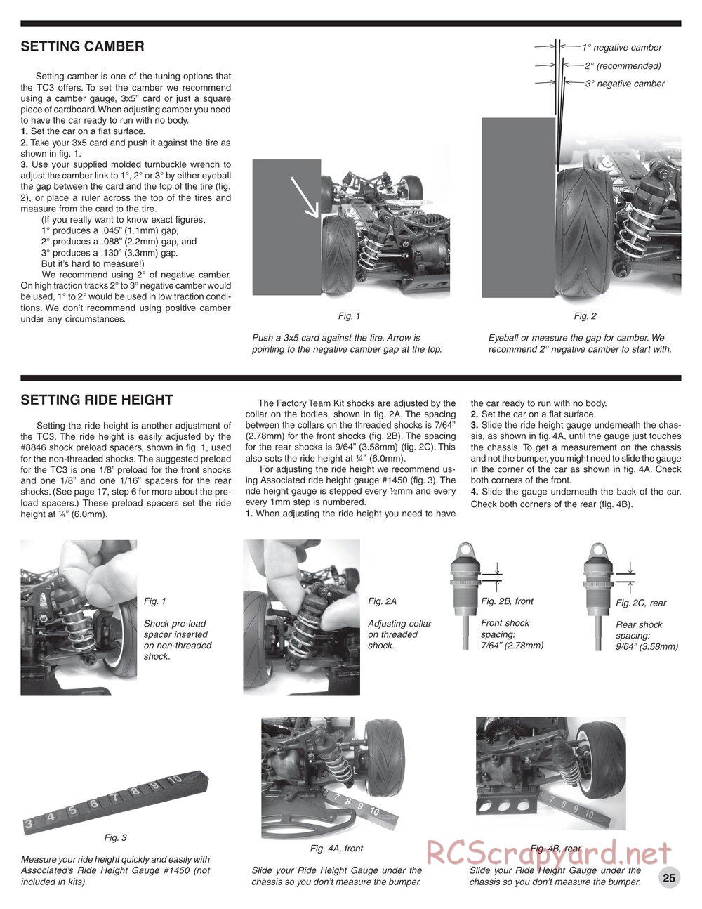 Team Associated - TC3 (2000) - Manual - Page 24