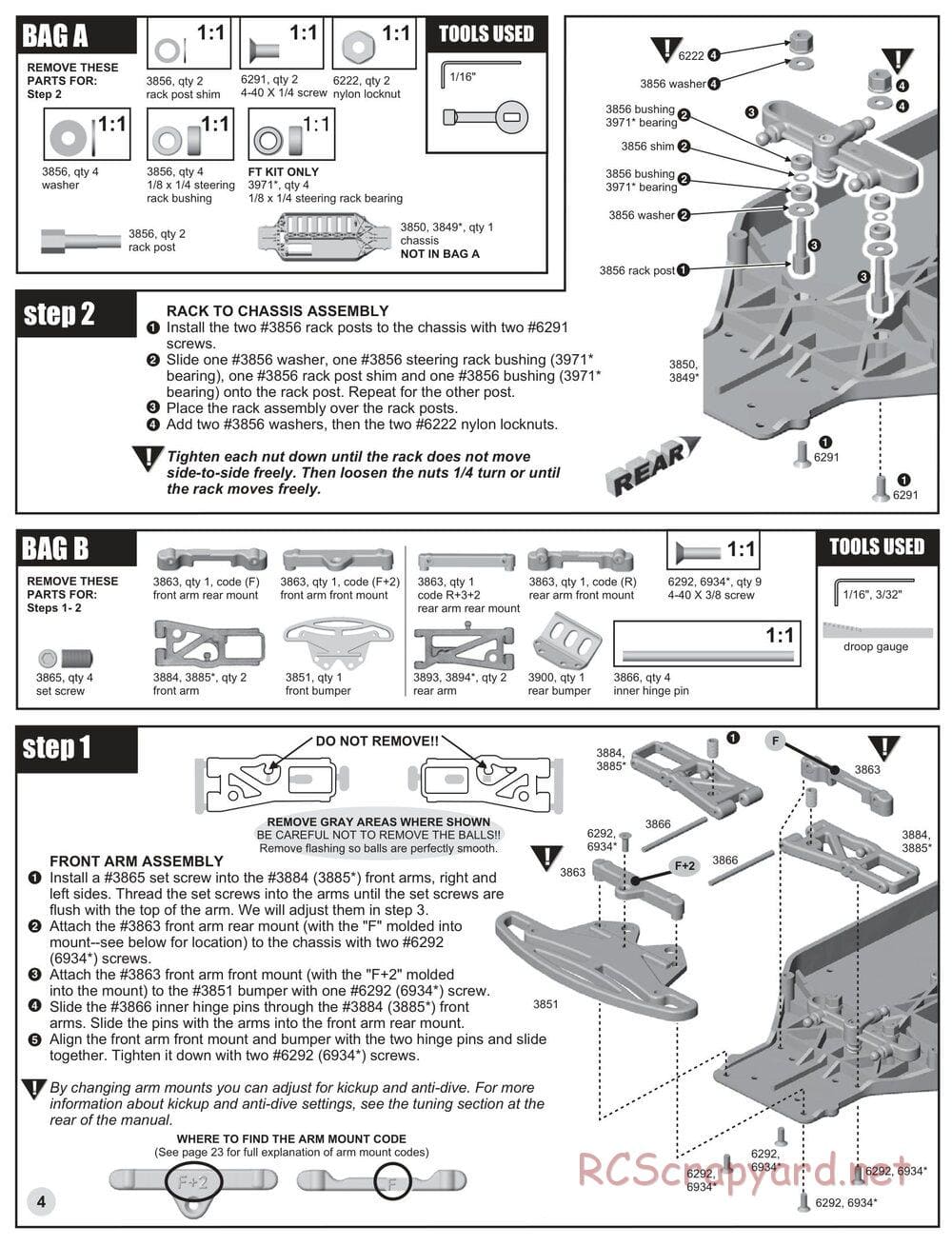 Team Associated - TC3 (2000 - 2004) - Manual - Page 3