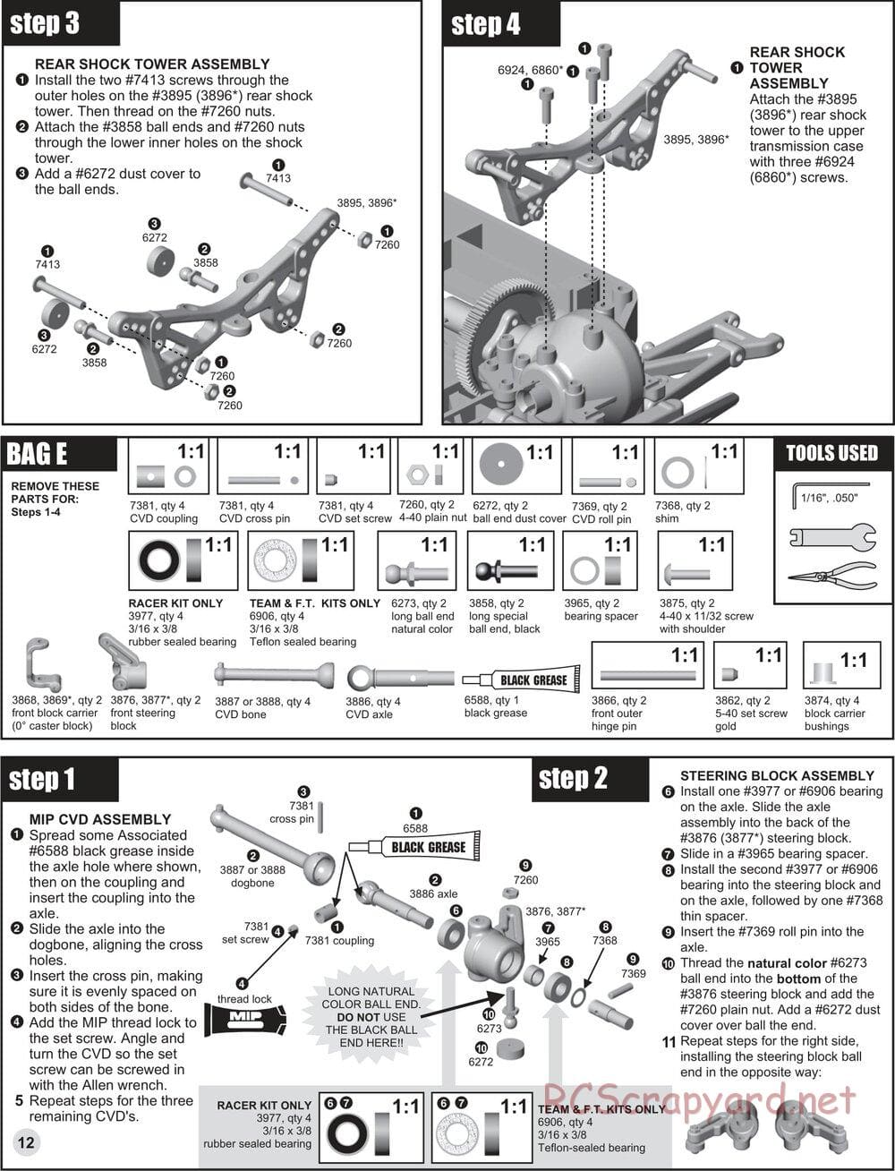 Team Associated - TC3 (2000 - 2004) - Manual - Page 11