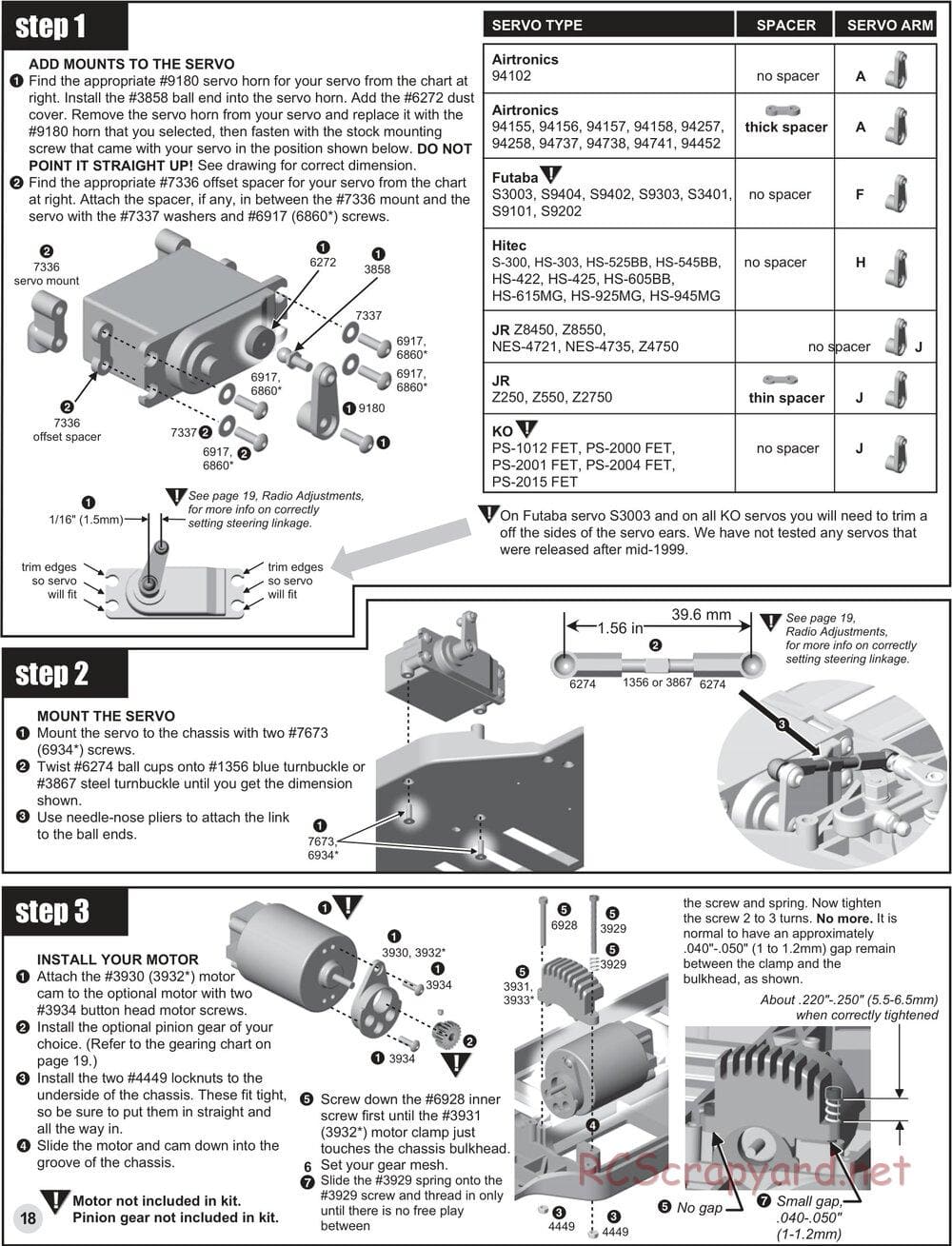 Team Associated - TC3 (2000 - 2004) - Manual - Page 17