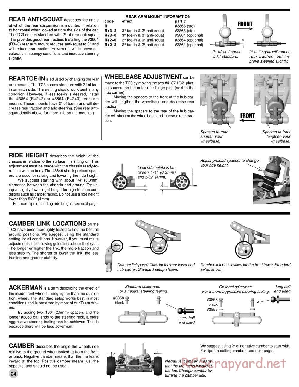 Team Associated - TC3 (2000 - 2004) - Manual - Page 23