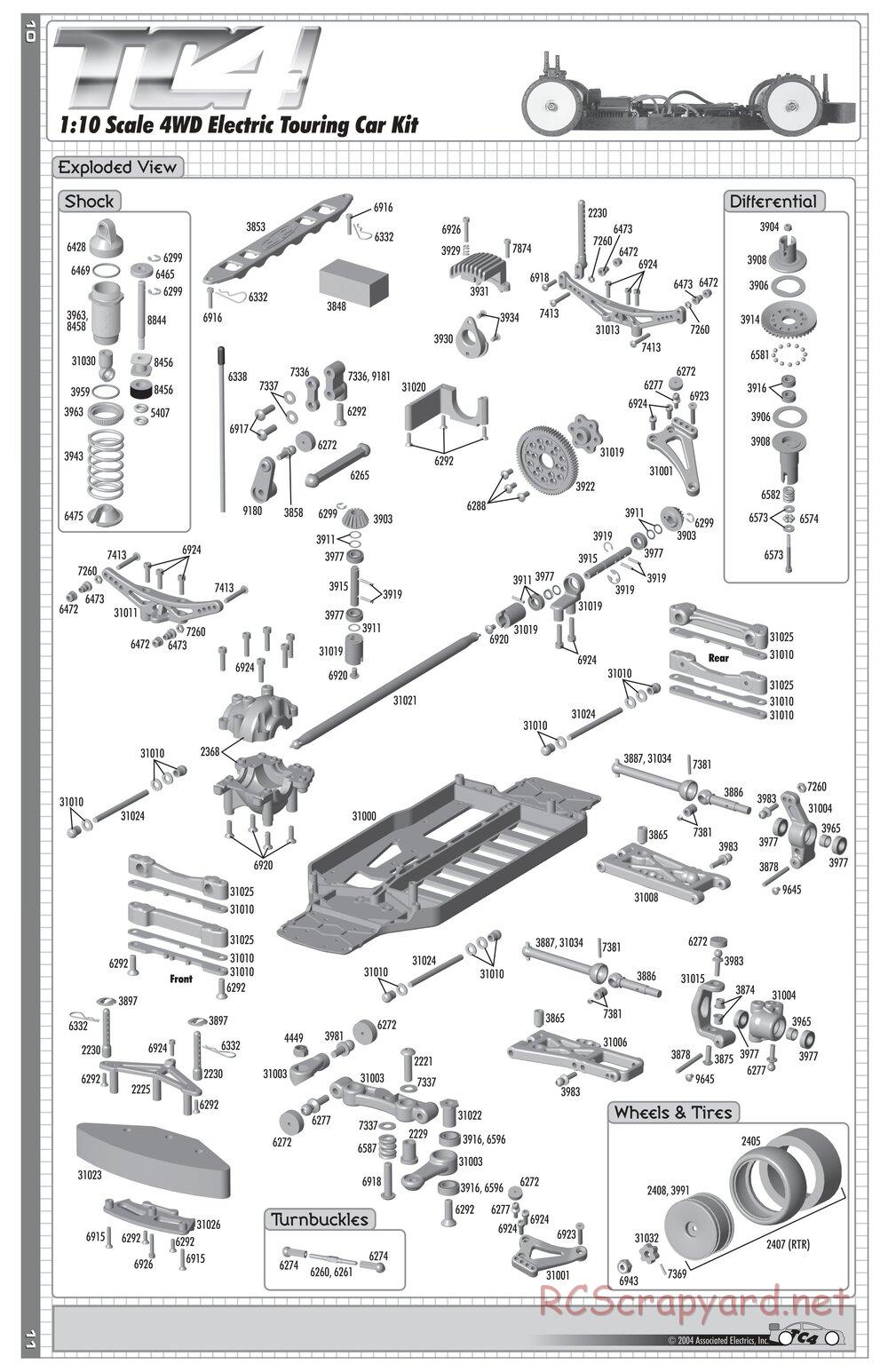 Team Associated - TC4 Team / RTR - Manual - Page 12