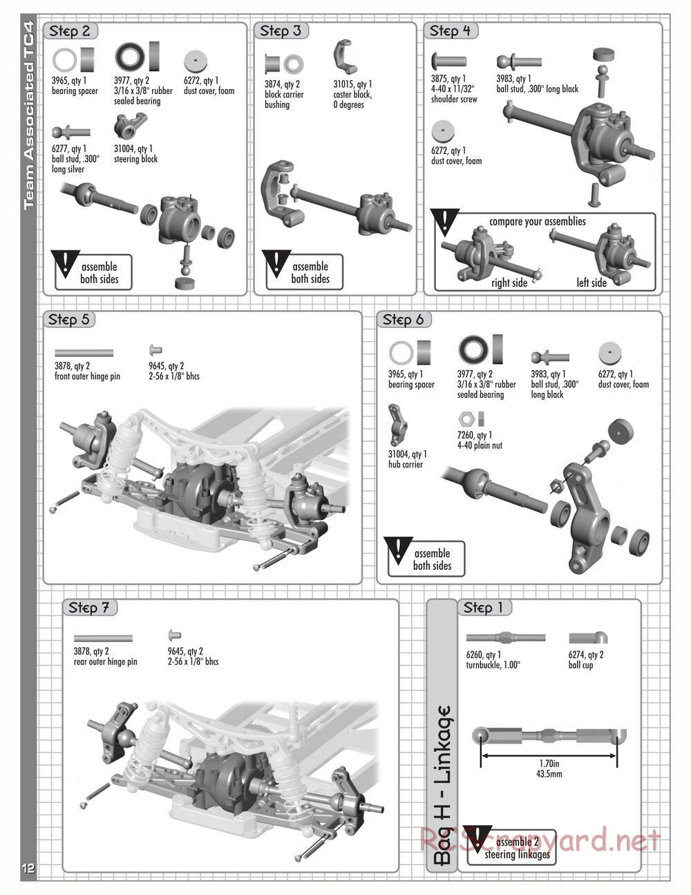 Team Associated - TC4 Team / RTR - Manual - Page 13