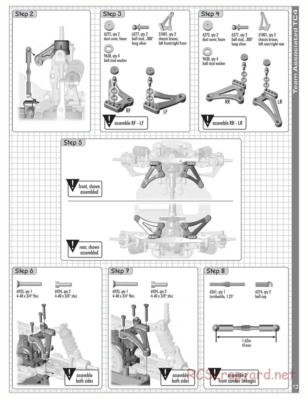 Team Associated - TC4 Team / RTR - Manual - Page 14