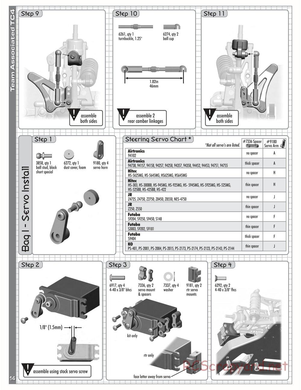 Team Associated - TC4 Team / RTR - Manual - Page 15