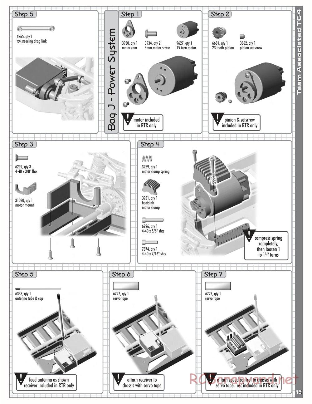 Team Associated - TC4 Team / RTR - Manual - Page 16