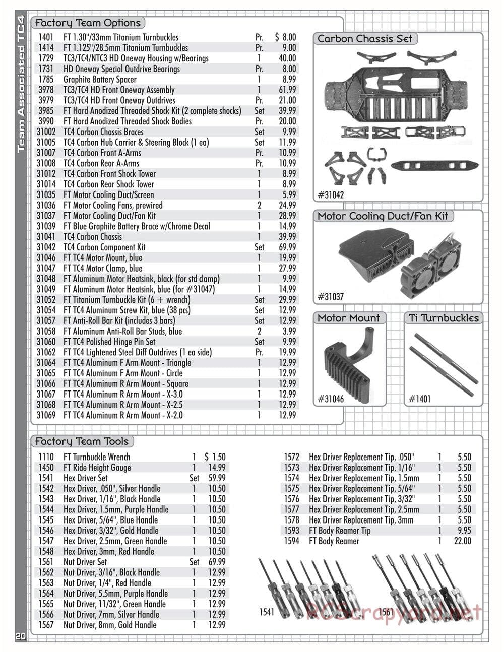 Team Associated - TC4 Team / RTR - Manual - Page 21