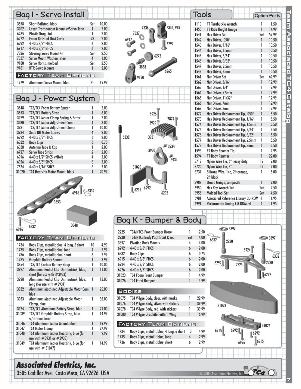 Team Associated - TC4 RTR - Manual - Page 6