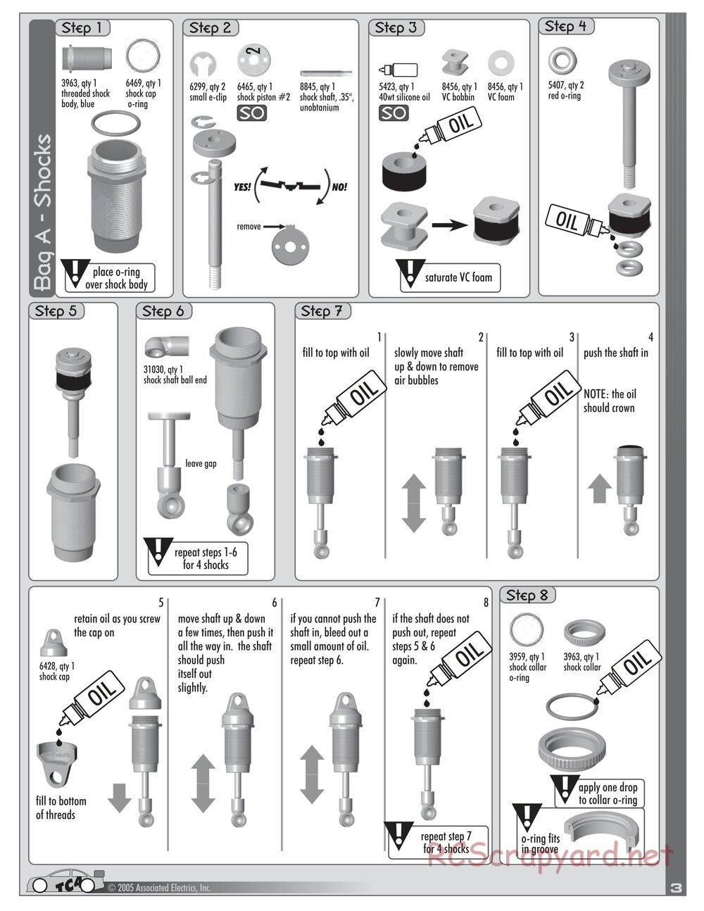 Team Associated - TC4 Factory Team - Manual - Page 3