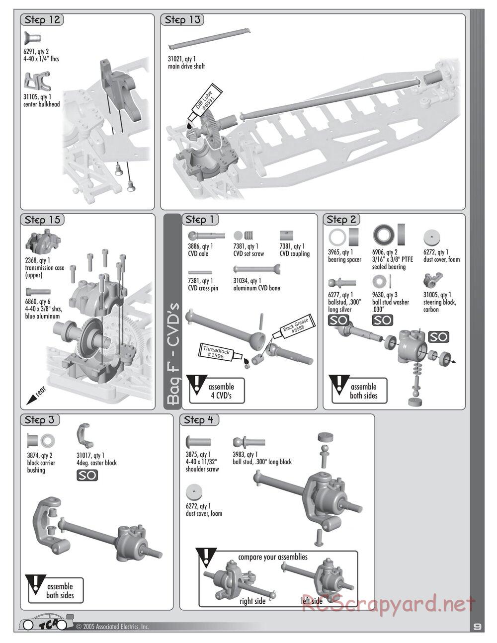 Team Associated - TC4 Factory Team - Manual - Page 9