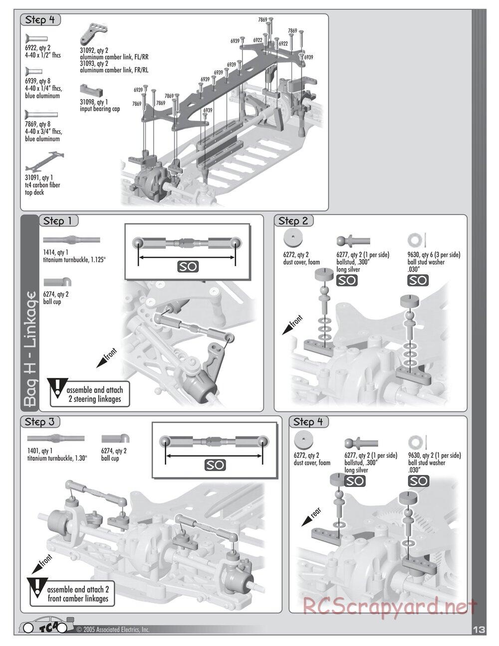 Team Associated - TC4 Factory Team - Manual - Page 12