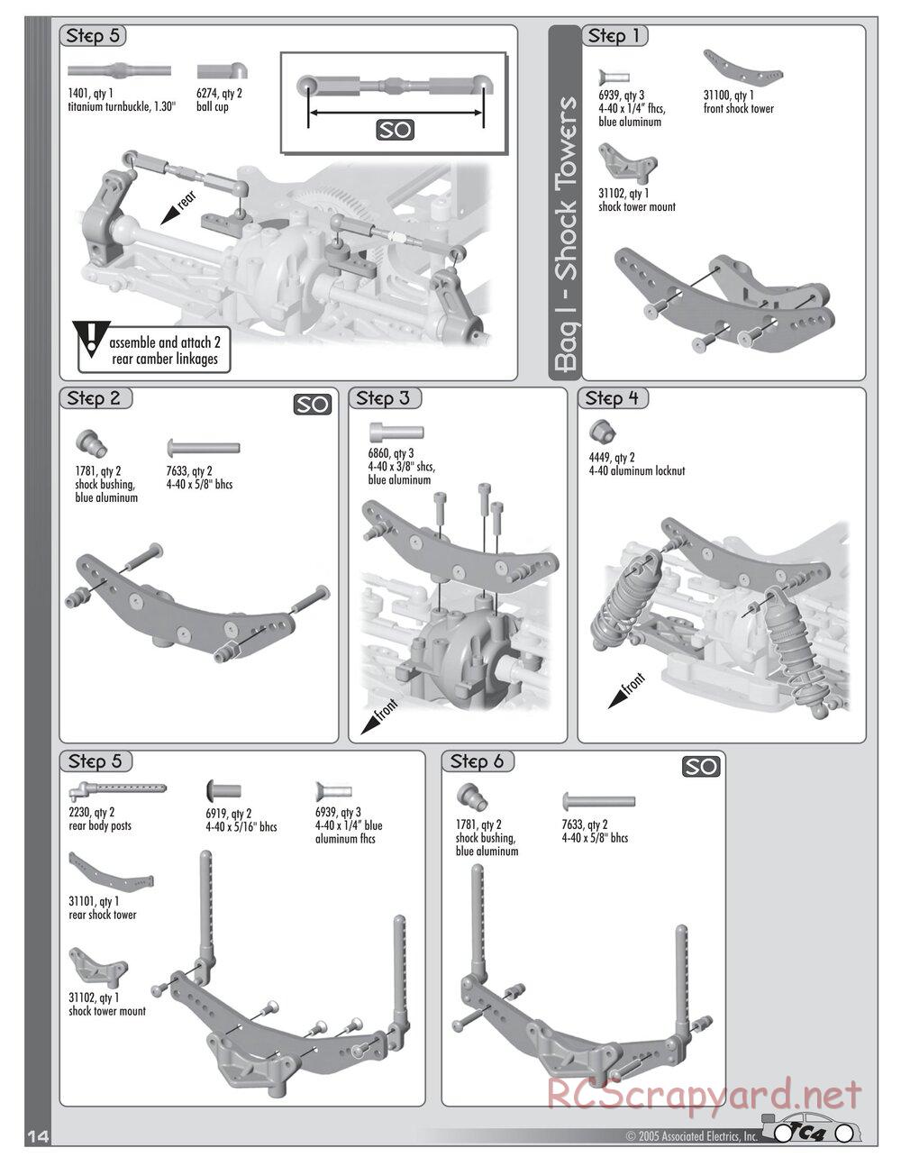 Team Associated - TC4 Factory Team - Manual - Page 13