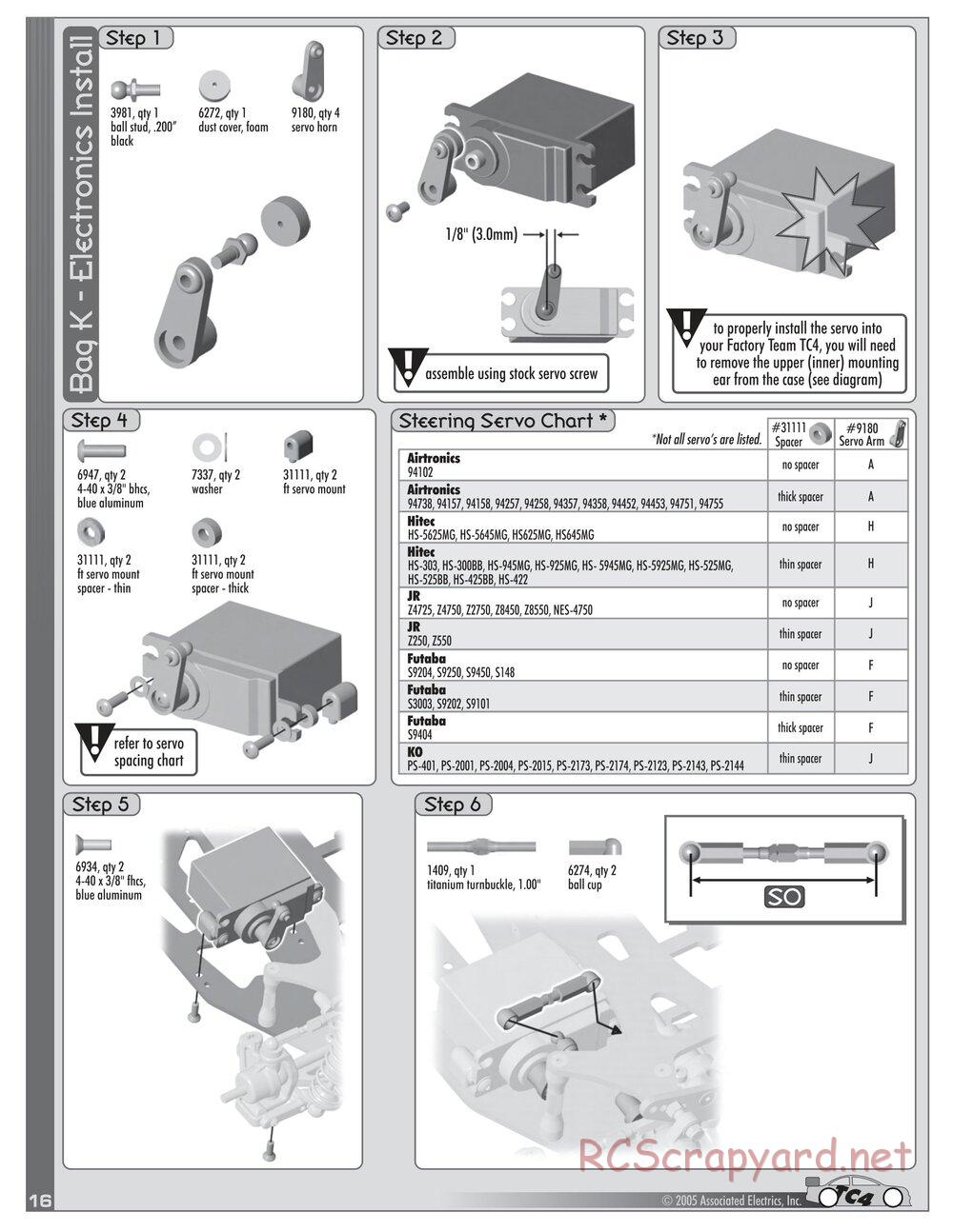 Team Associated - TC4 Factory Team - Manual - Page 15