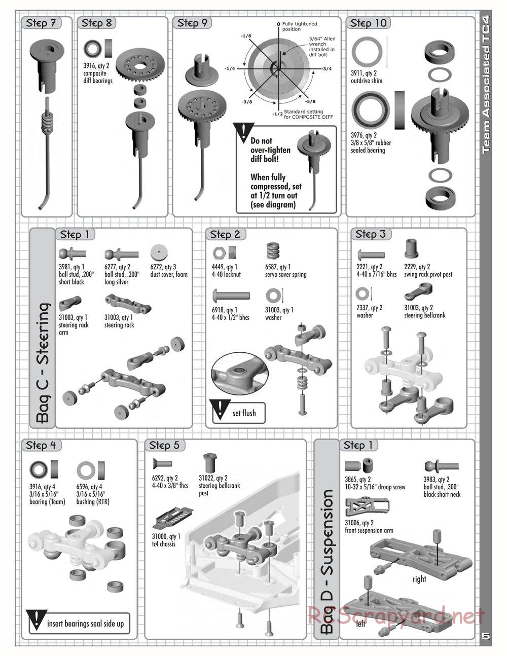 Team Associated - TC4 Club Racer - Manual - Page 7