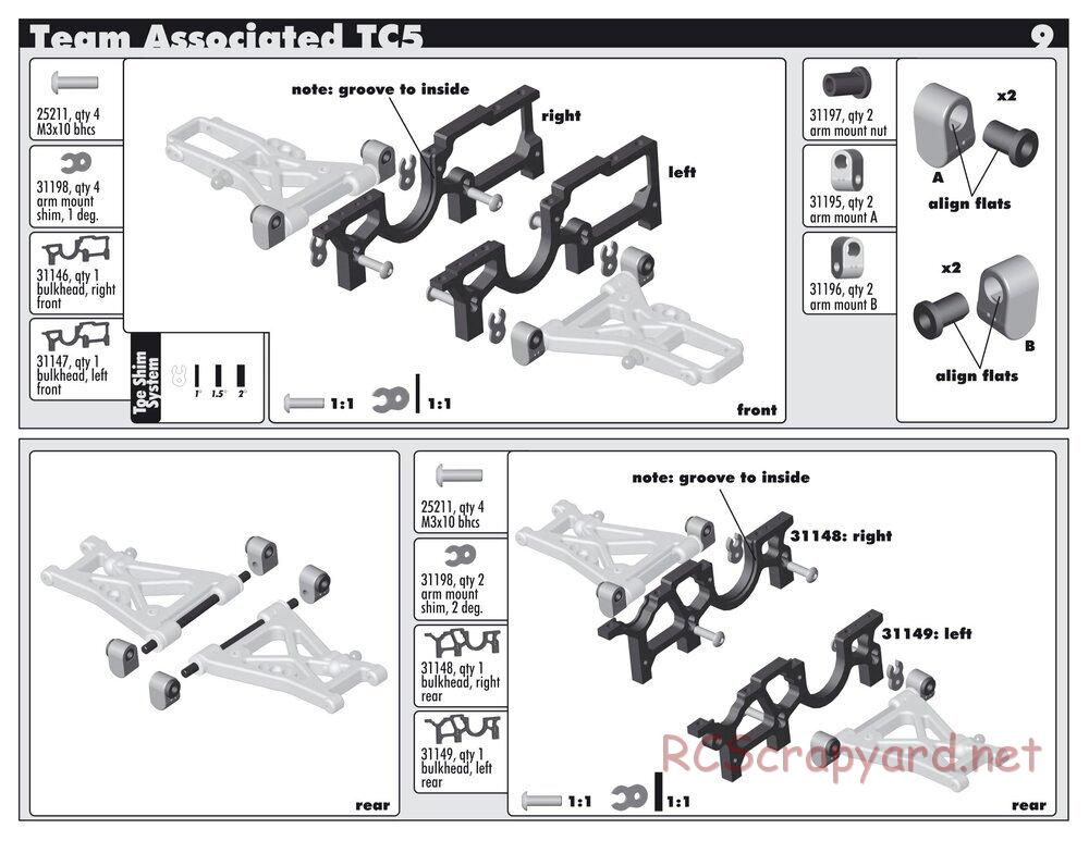 Team Associated - TC5 Factory Team - Manual - Page 9