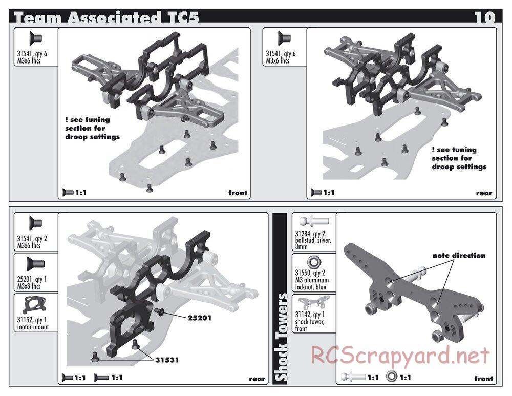 Team Associated - TC5 Factory Team - Manual - Page 10