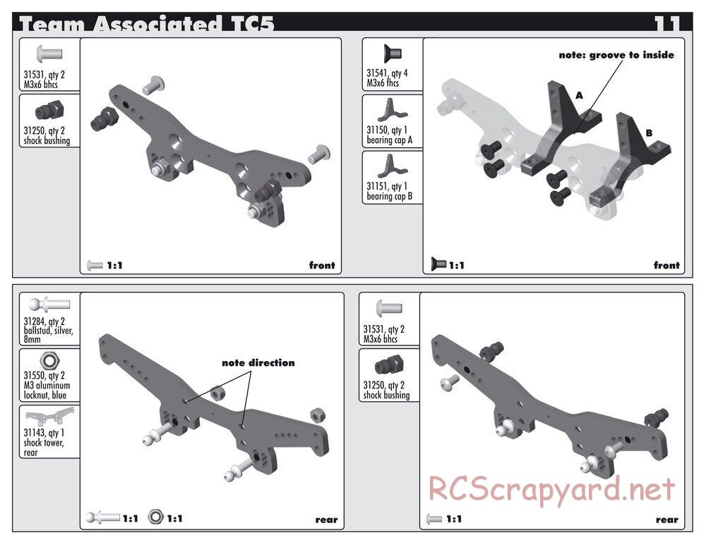 Team Associated - TC5 Factory Team - Manual - Page 11