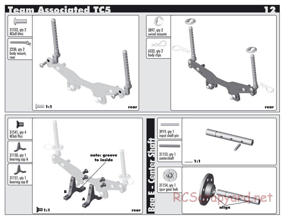 Team Associated - TC5 Factory Team - Manual - Page 12