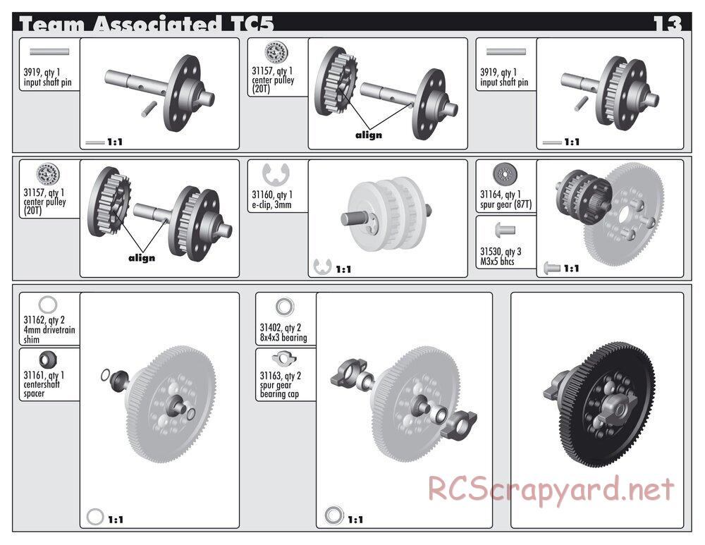 Team Associated - TC5 Factory Team - Manual - Page 13