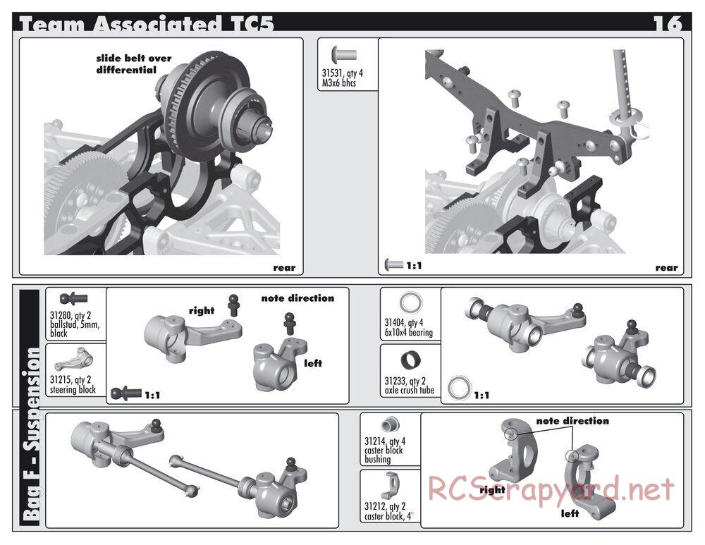 Team Associated - TC5 Factory Team - Manual - Page 16