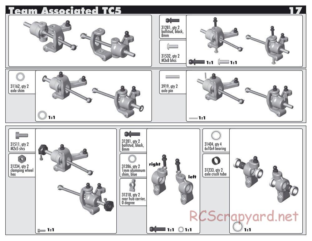 Team Associated - TC5 Factory Team - Manual - Page 17