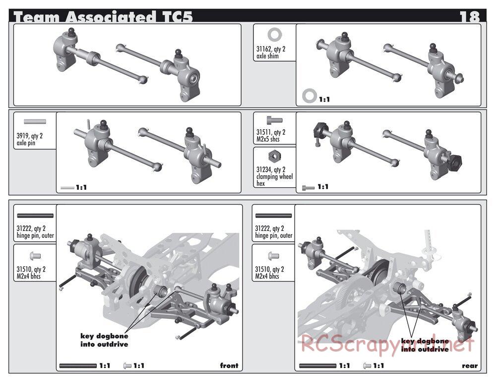 Team Associated - TC5 Factory Team - Manual - Page 18