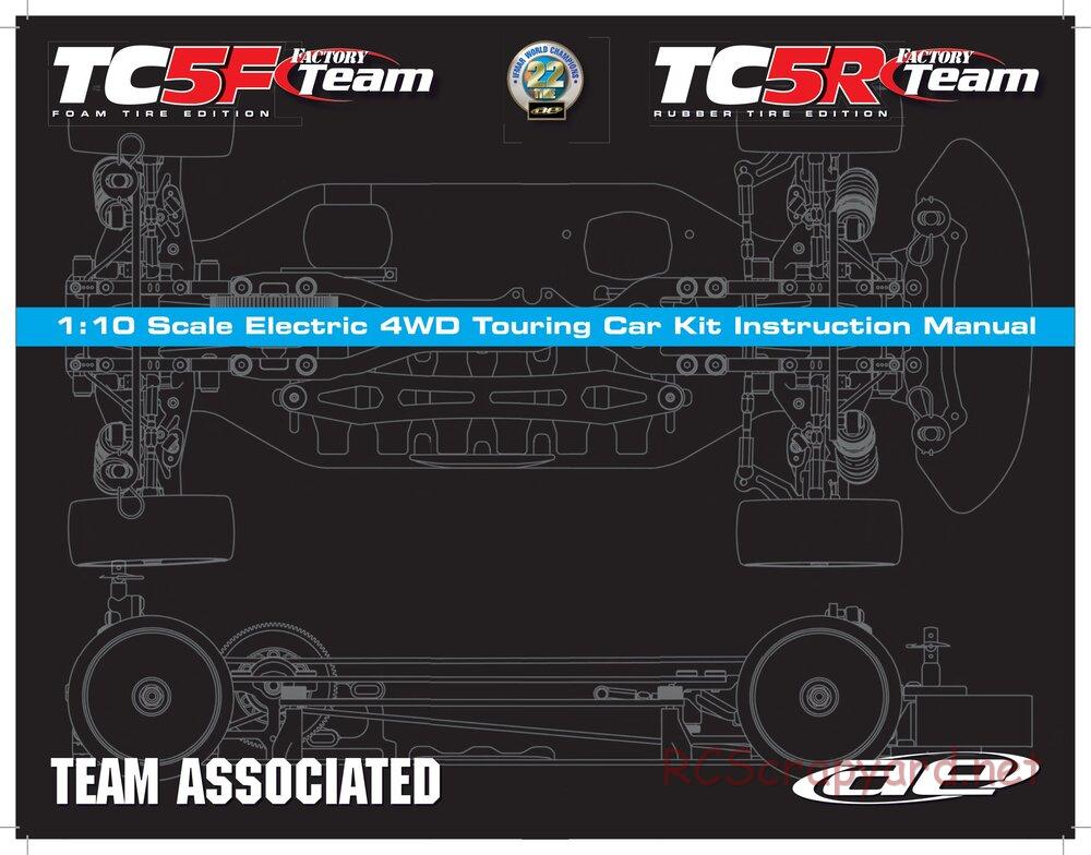 Team Associated - TC5F / TC5R Factory Team - Manual - Page 1