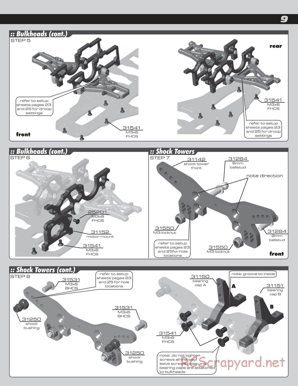 Team Associated - TC5F / TC5R Factory Team - Manual - Page 9