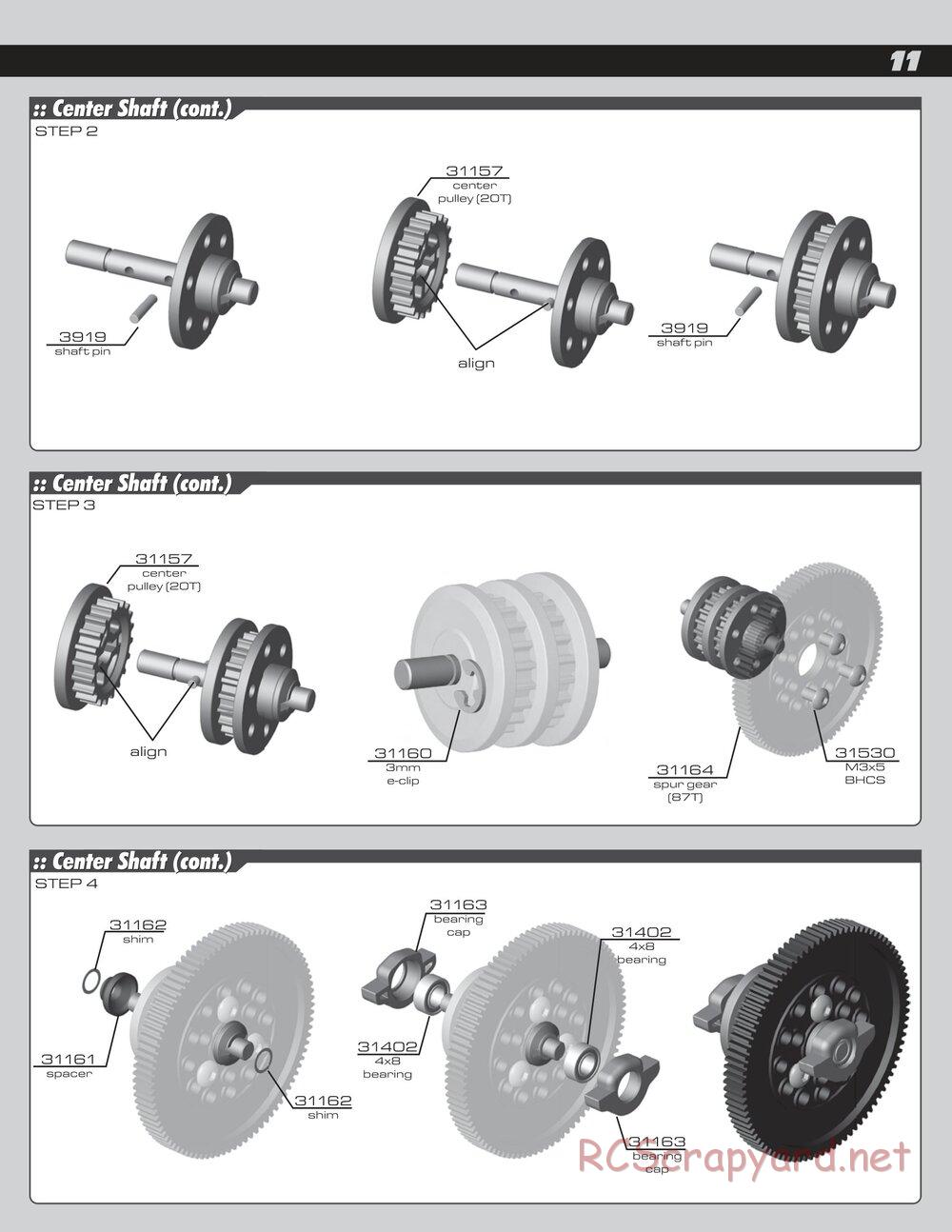 Team Associated - TC5F / TC5R Factory Team - Manual - Page 11