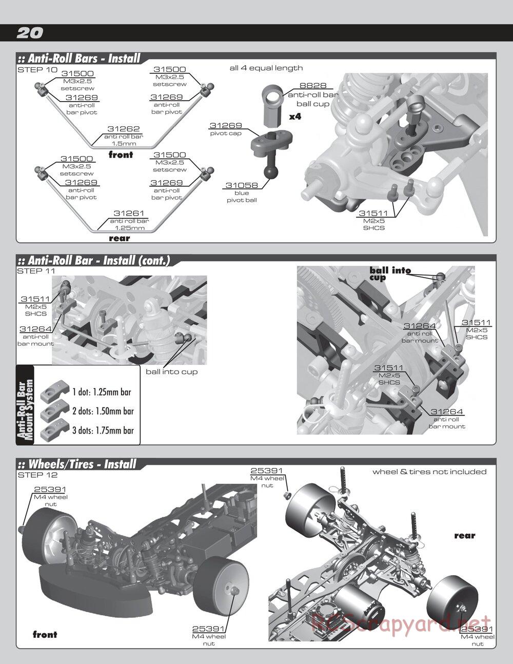 Team Associated - TC5F / TC5R Factory Team - Manual - Page 20