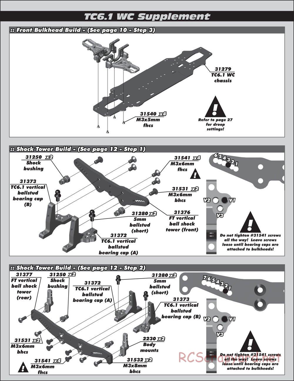 Team Associated - TC6.1 Factory Team Worlds Car Kit