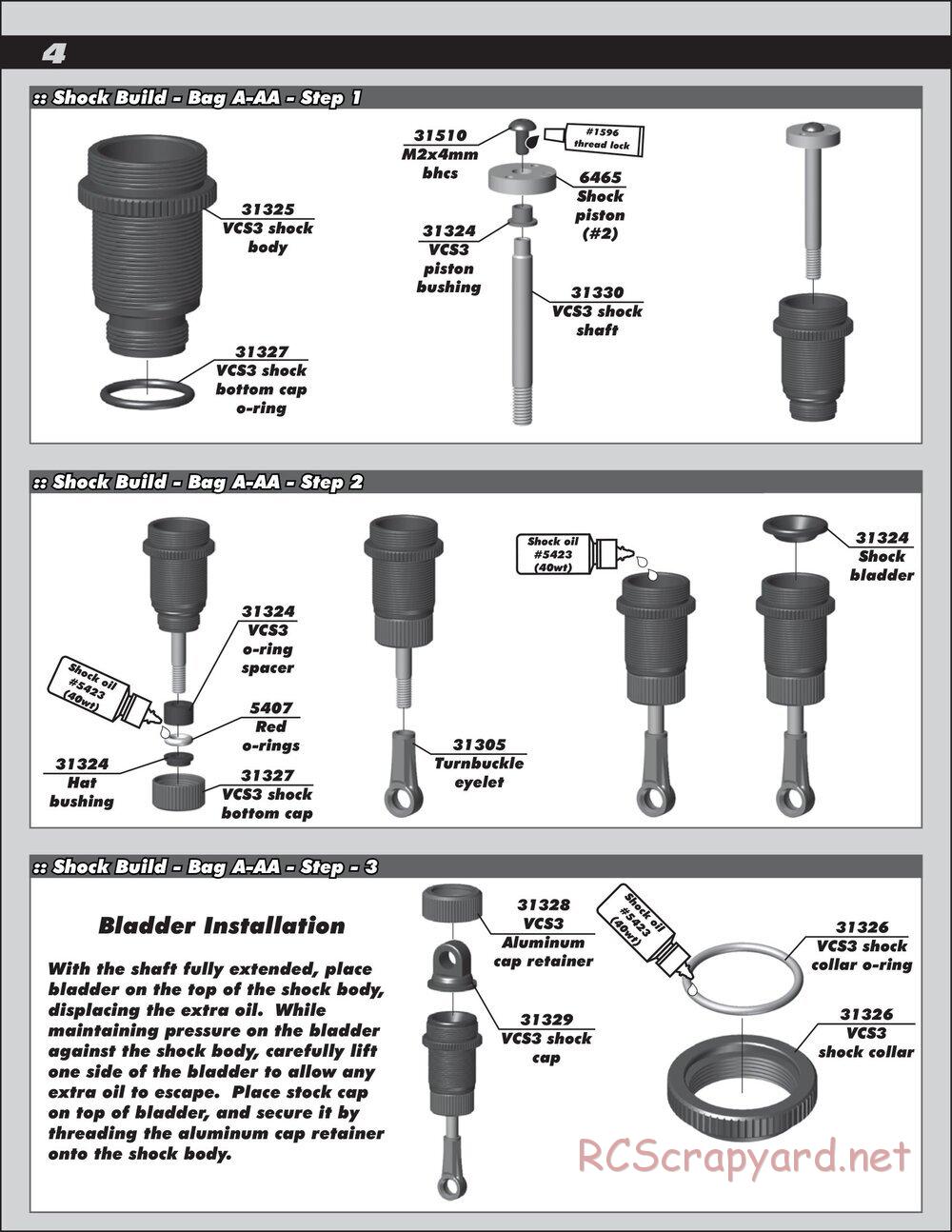 Team Associated - TC6.1 Factory Team - Manual - Page 4