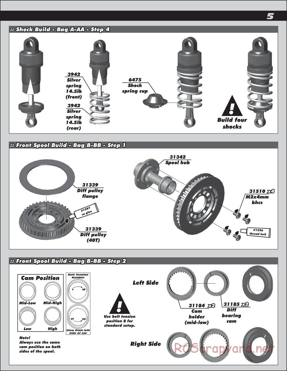 Team Associated - TC6.1 Factory Team - Manual - Page 5